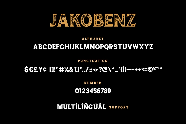 Jakobenz字体 5