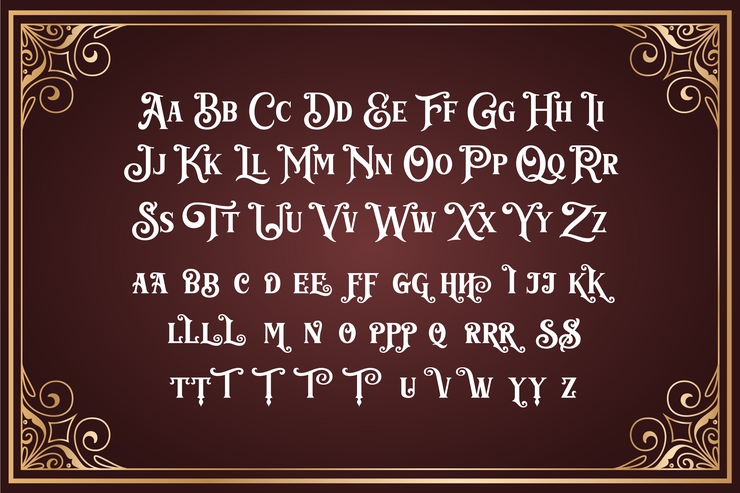 Barthez字体 10