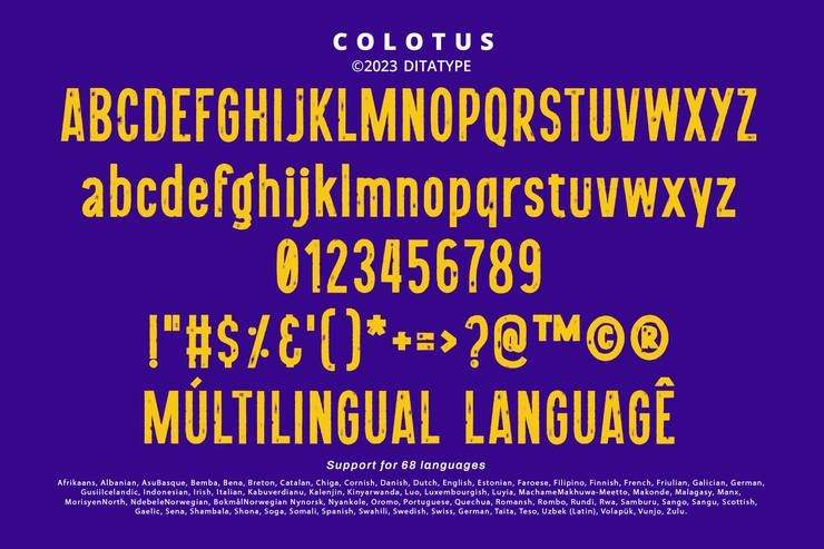 Colotus字体 5