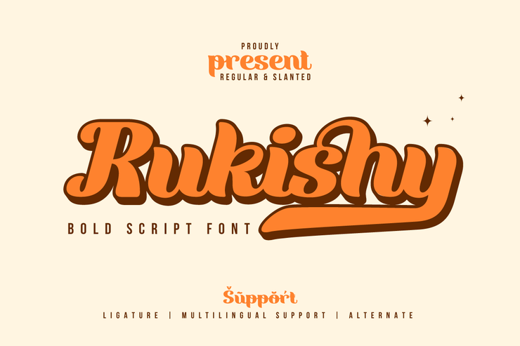 Rukishy trial字体 1