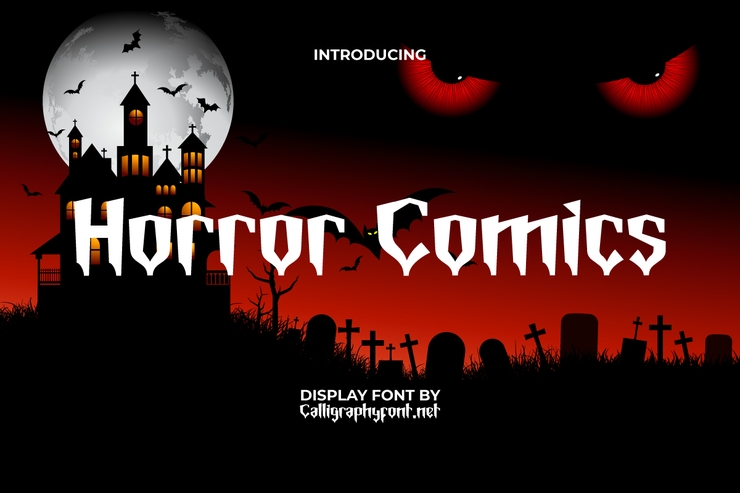 Horror comics字体 1