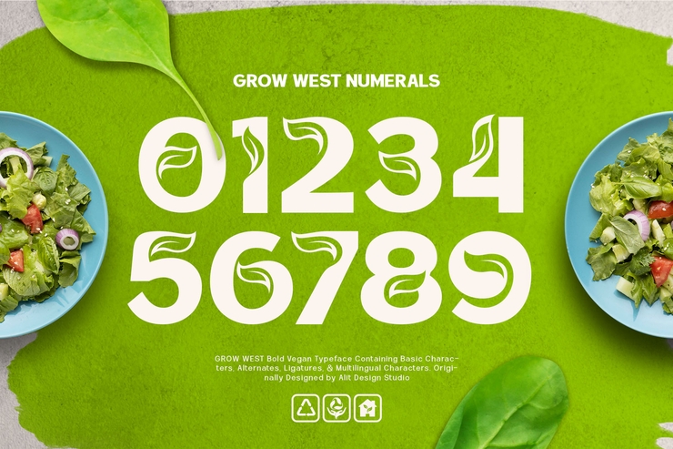 Grow west字体 9