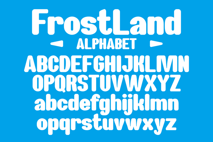 Frost land字体 4