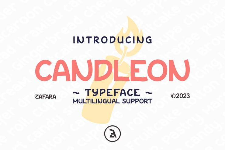 Candleon字体 1