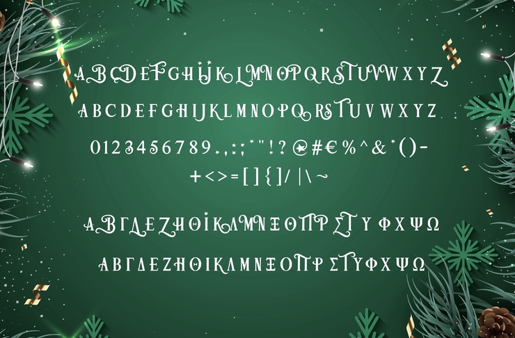 Christmas joy字体 6