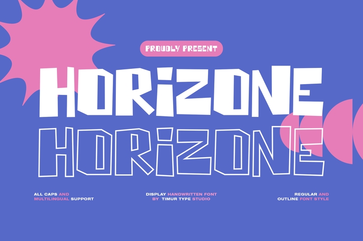 Horizone字体 1