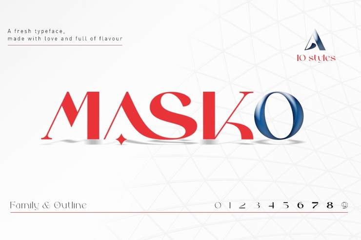 Masko字体 1