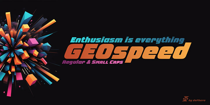Geospeed字体 1