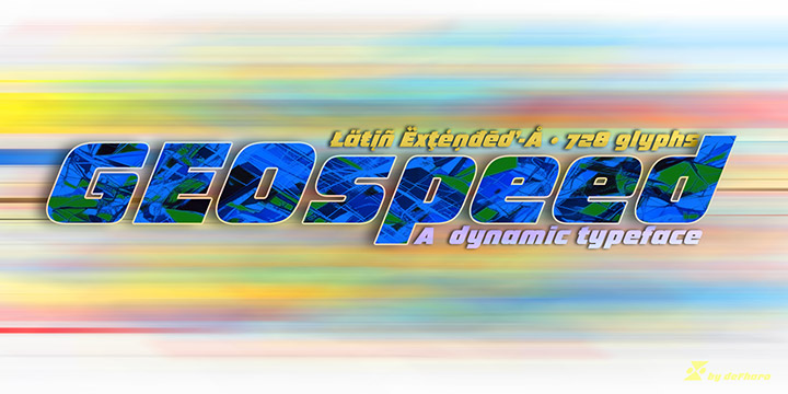 Geospeed字体 3