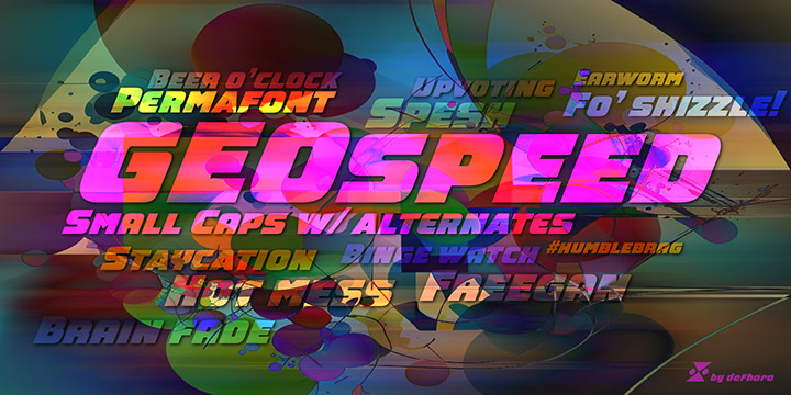 Geospeed字体 2