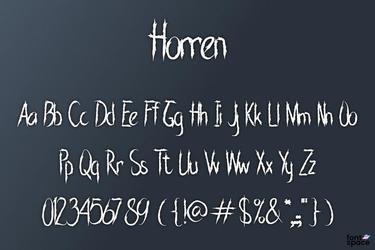 Horren字体 2