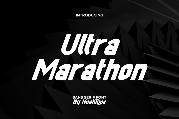 Ultra marathon字体 1