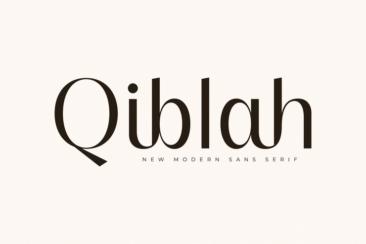 Qiblah字体 1