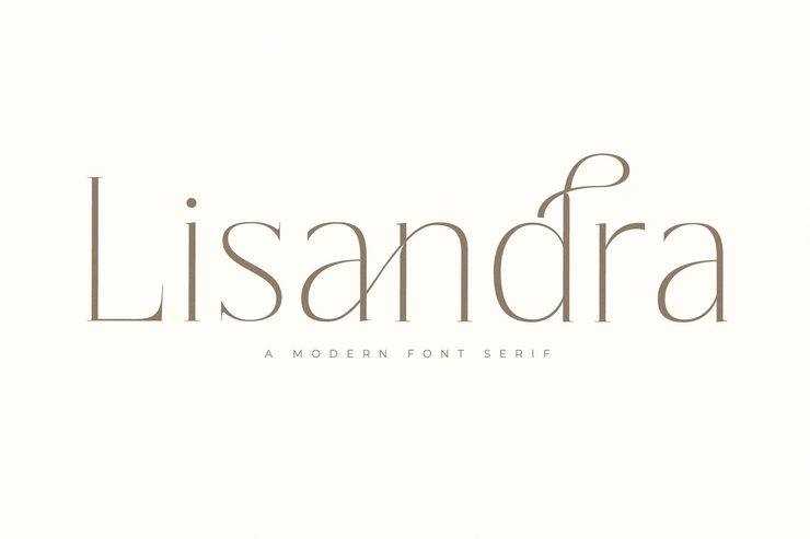 Lisandra字体 1