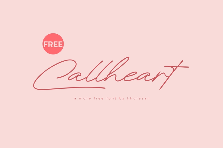 Callheart字体 1