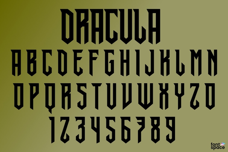 Dracula字体 1