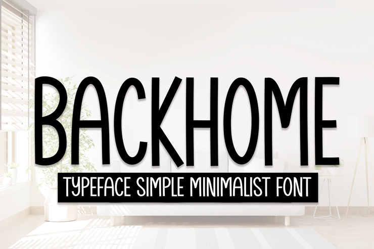 Backhome字体 1