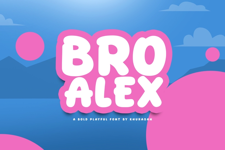 Bro alex字体 1
