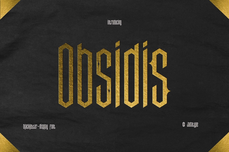Obsidis字体 2
