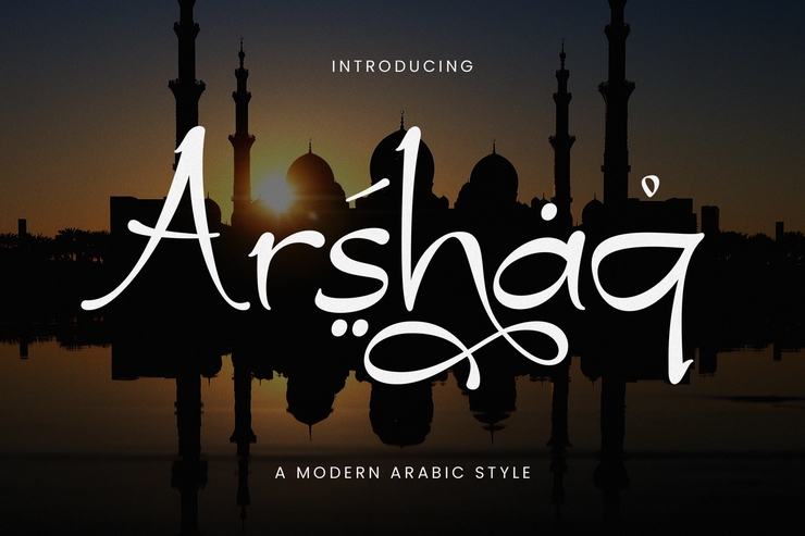 Arshaq字体 1