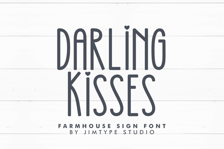 Darling kisses字体 1