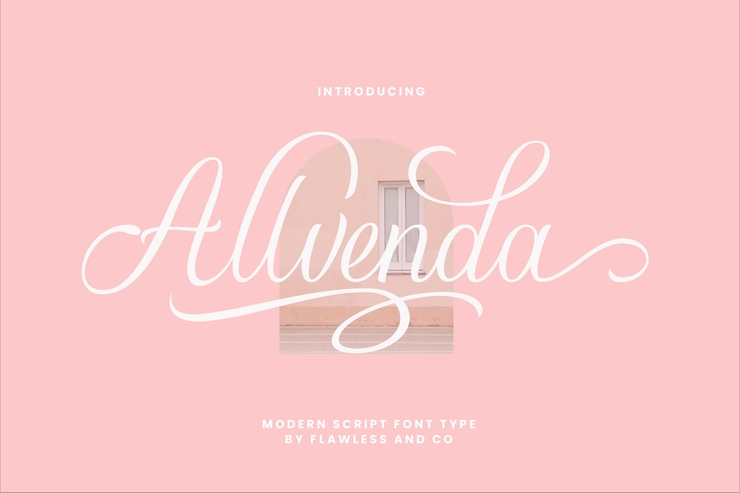 Alvenda字体 1