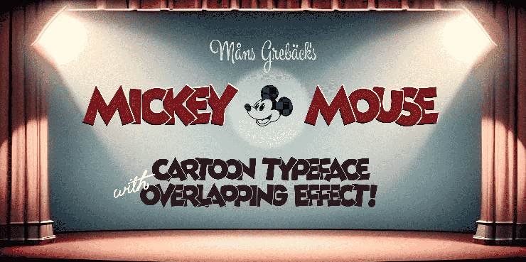 Mickey mouse字体 1