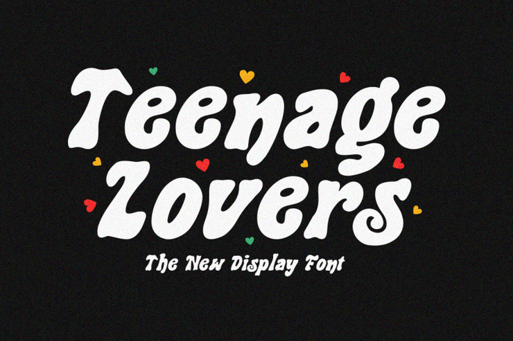 Teenage lovers字体 1