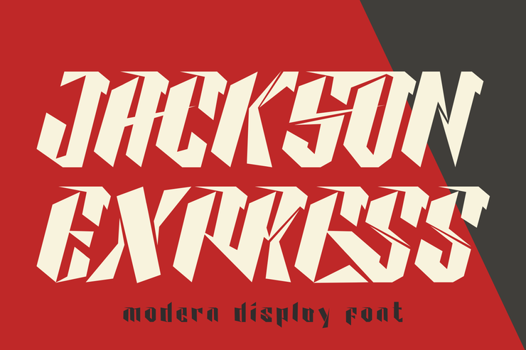 Jackson express字体 1