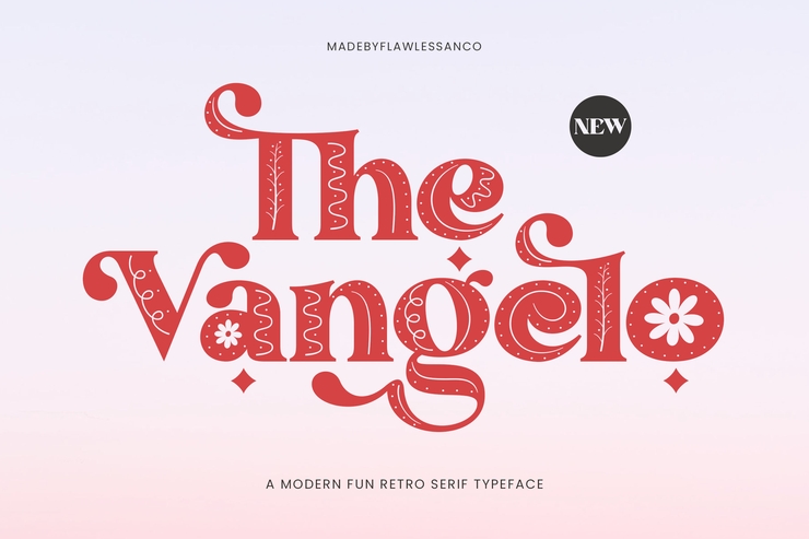 The vangelo字体 1