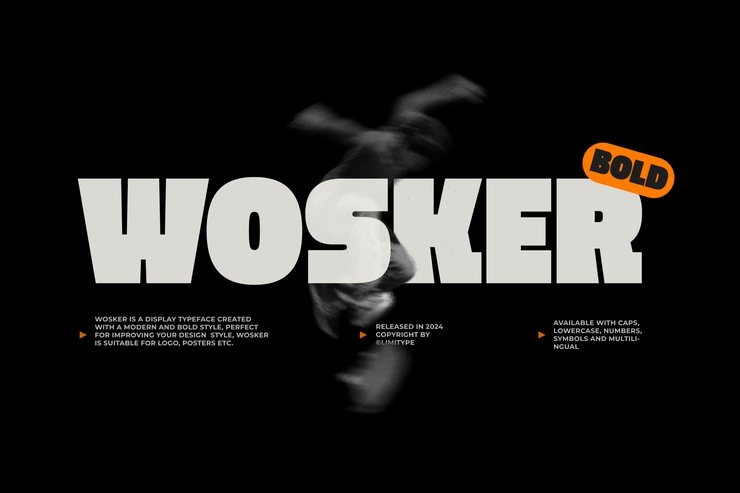 Wosker bold字体 1