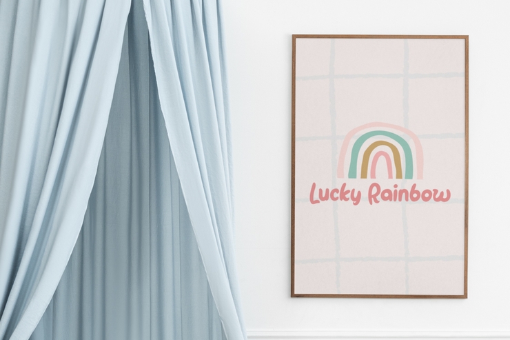 Lucky rainbow字体 7