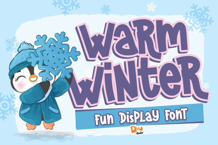 Warm winter字体 2