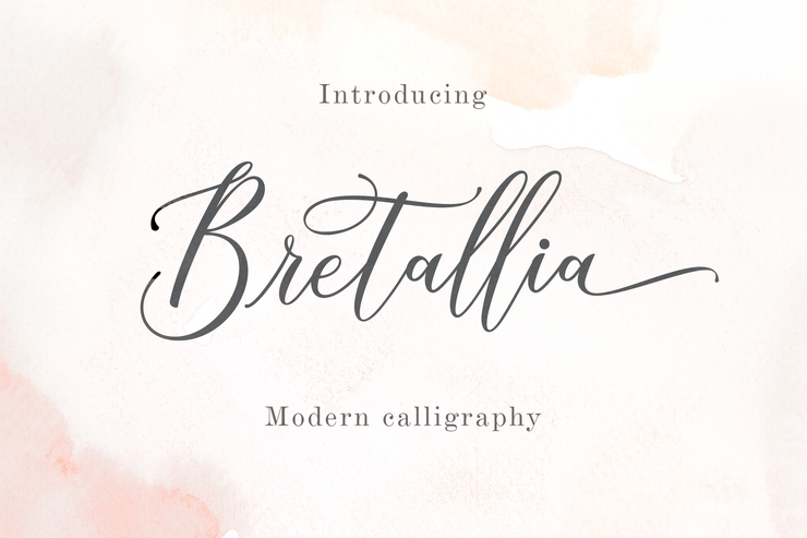 Bretallia字体 1