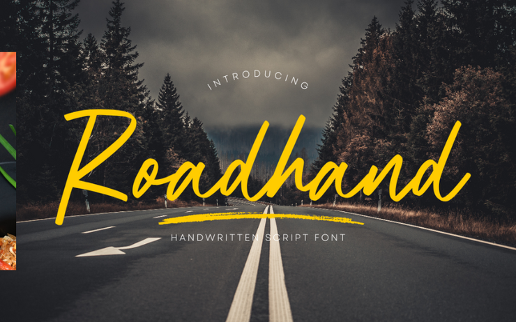 Roadhand字体 1