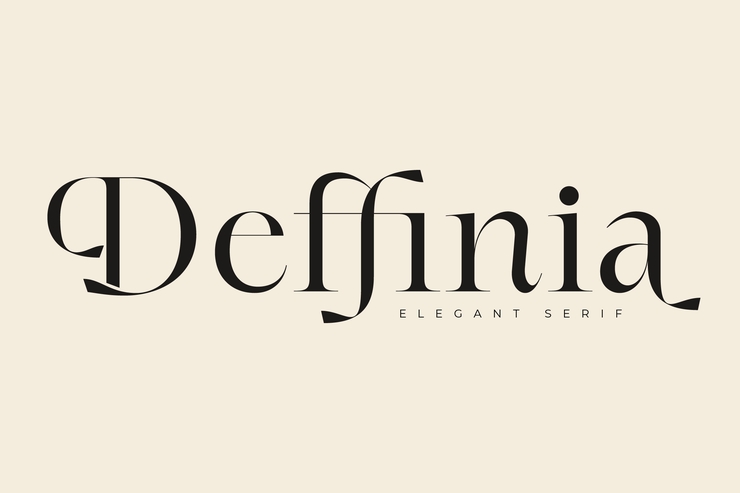 Deffinia trial字体 1