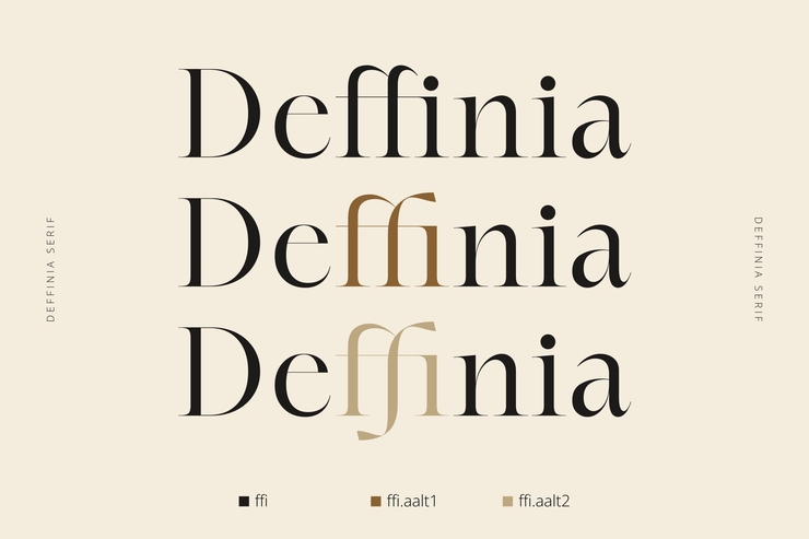 Deffinia trial字体 2