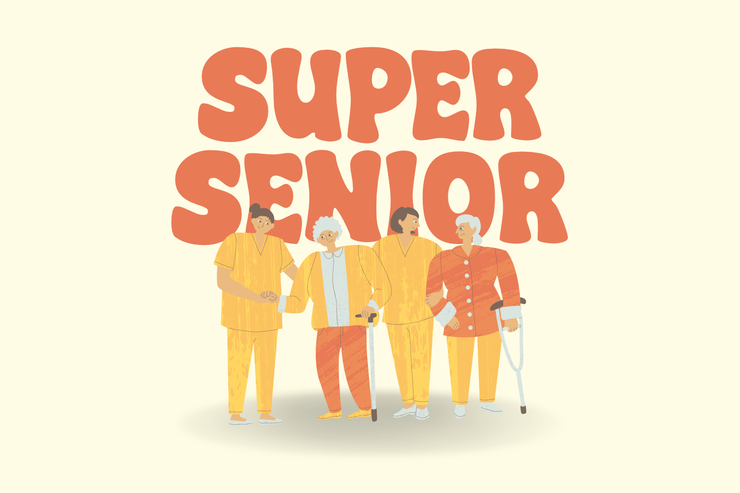 Super senior字体 1