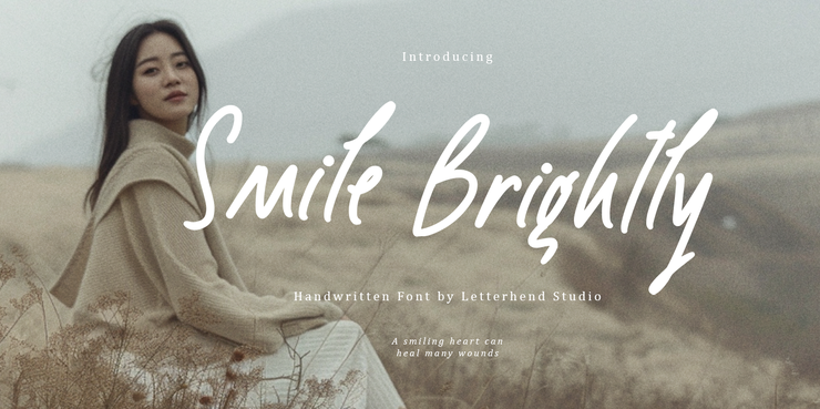 Smile brightly字体 2