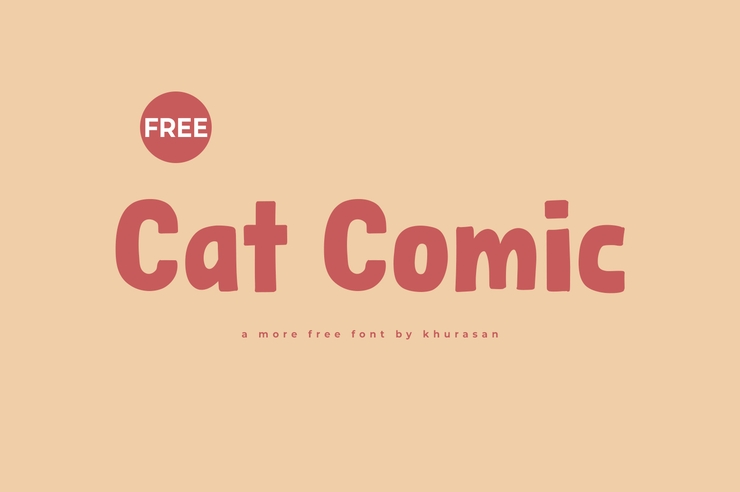 Cat comic字体 1