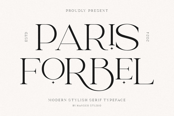 Paris forbel字体 1