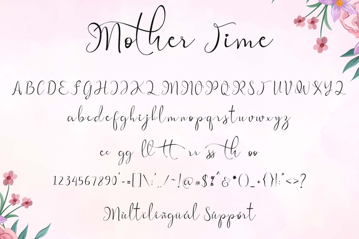 Mother time字体 5