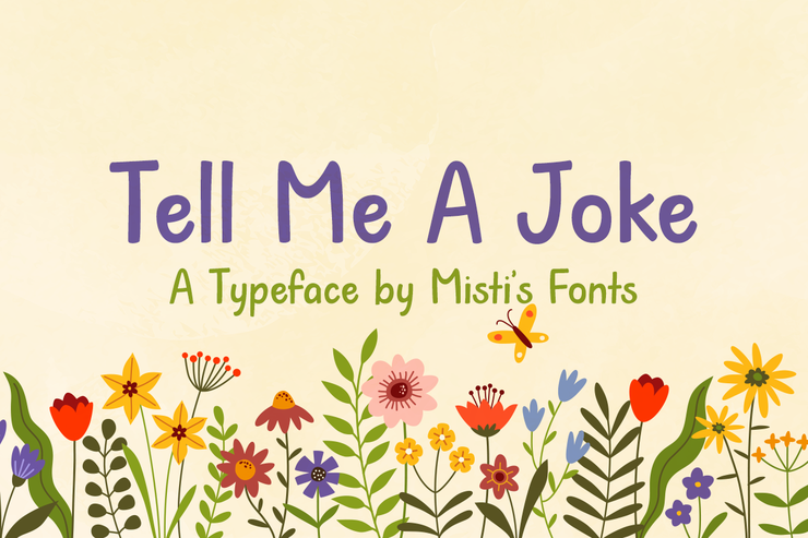 Tell me a joke字体 1
