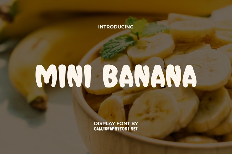 Mini banana字体 1