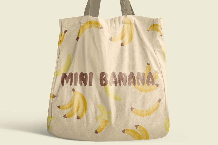 Mini banana字体 8