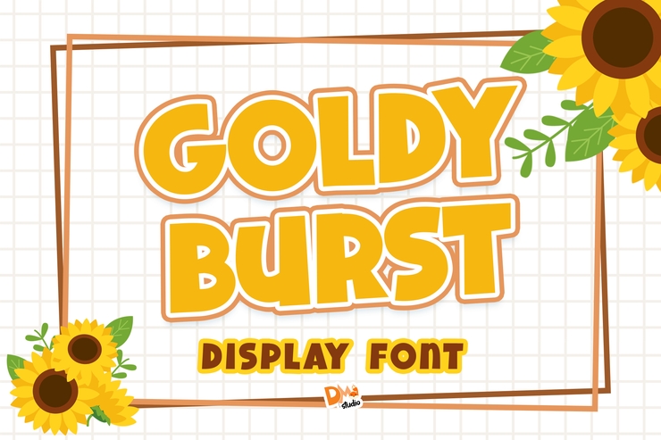 Goldy burst字体 1