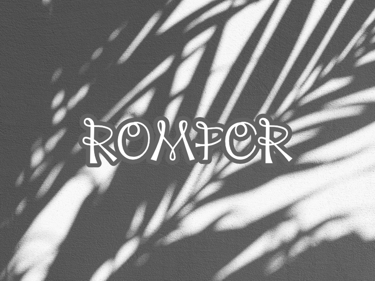 Rompor字体 1