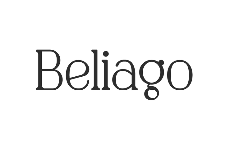 Beliago字体 1