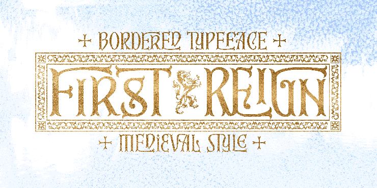 First Reign字体 6