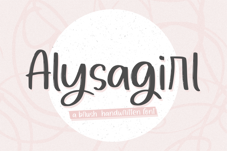 Alysagirl字体 1